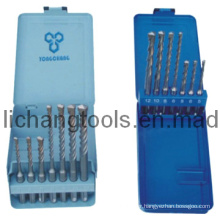 7PCS Drill Set with Colour Metal Case